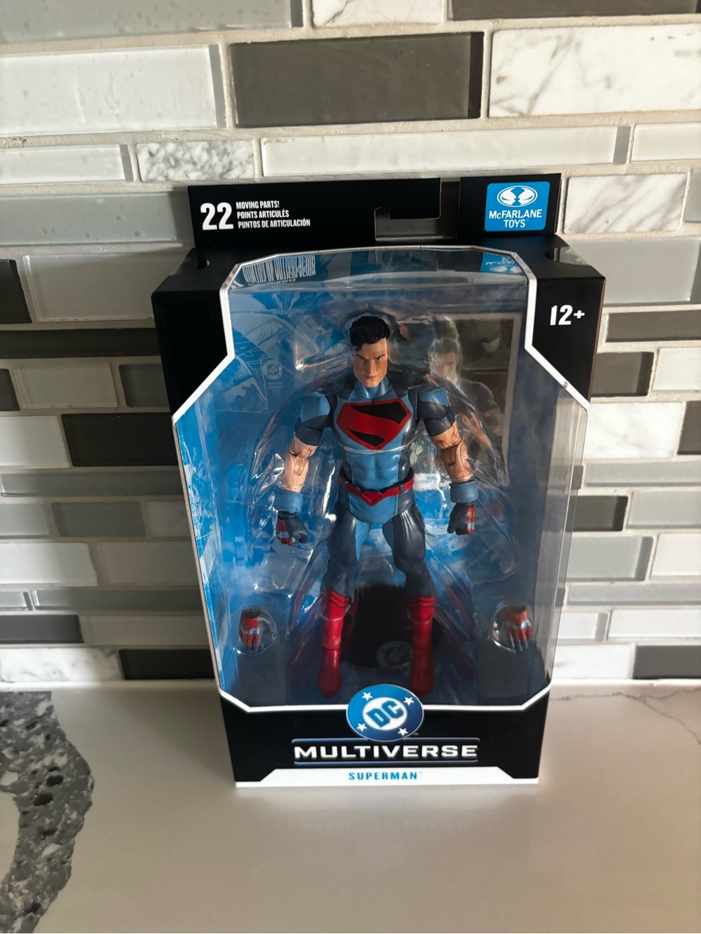 McFarlane Toys DC Multiverse Superman Action Figure - Blue & Red 7 Inch